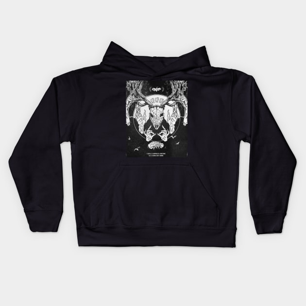 THE FOREST DEMON Kids Hoodie by Defsnotadumb